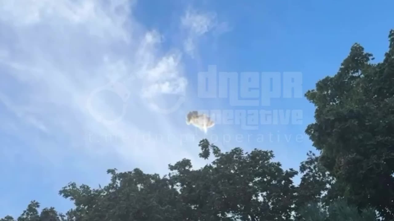 👍 Russian drone shot down over Dnipro!