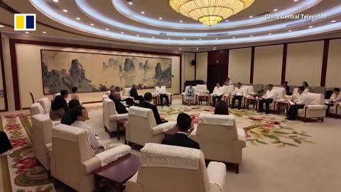 Jensen Huang hails China's advancements in AI.