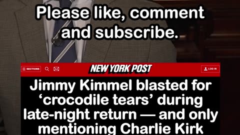 Jimmy Kimmel Returns to Late Night, Addresses Charlie Kirk Comments
