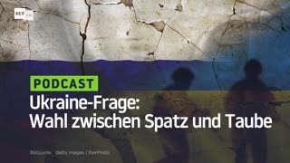 In der Ukraine-Frage muss die Wahl zwischen dem Spatzen und der Taube getroffen werden
