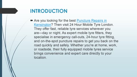 Best Puncture Repairs in Kensington