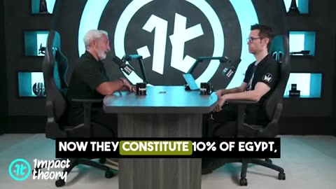 “In Egypt, Coptic Christians were the majority. Now they constitute 10% of Egypt
