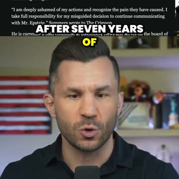 Larry Summers EXPOSED in Epstein Texts