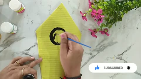 Easy DIY home decor ideas⧸ Wall hanging with waste material #diy #homedecor