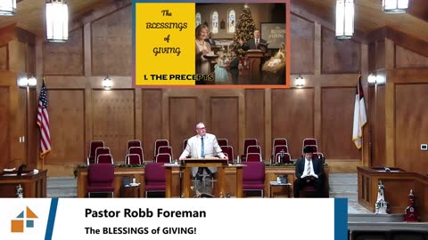 Pastor Robb Foreman // The BLESSINGS of GIVING!