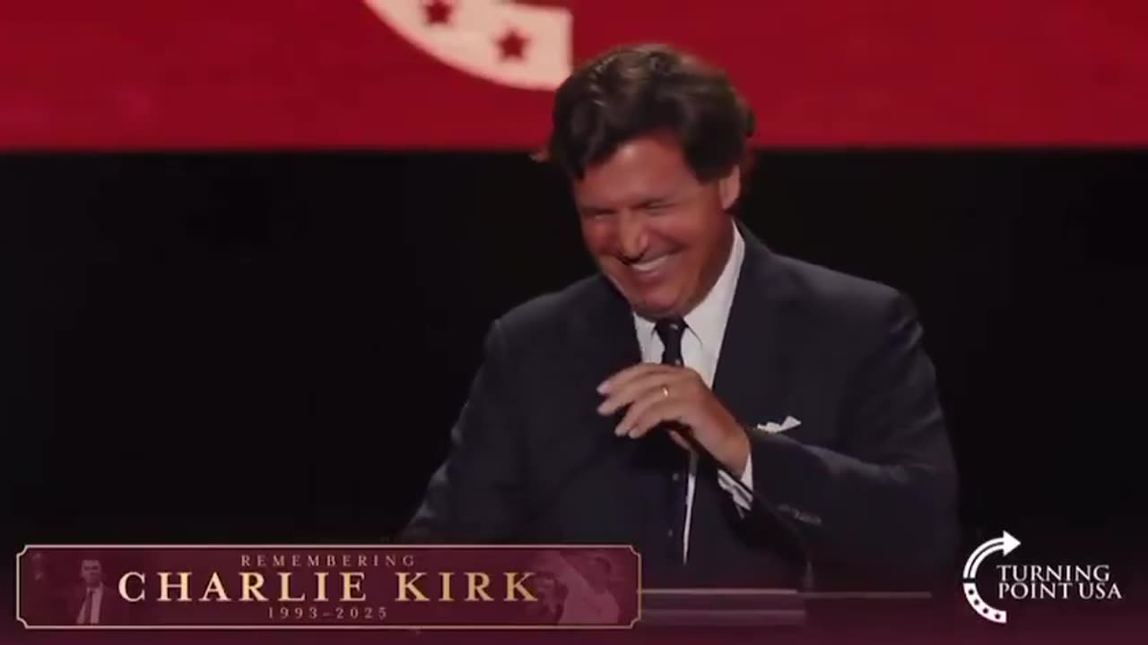 Absolutely no way did Tucker Carlson just say this at Charlie Kirk’s Memorial Service.
