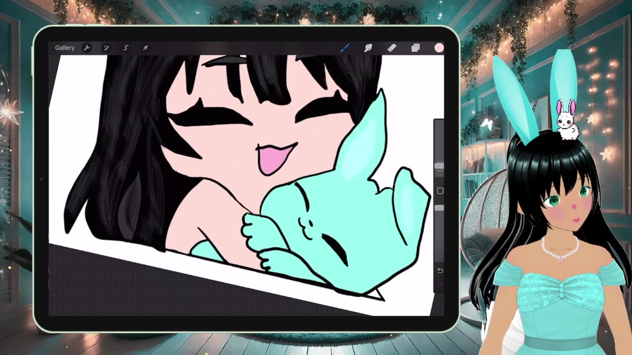 ASMRArt and Cozy vibes with the BunnyGirl [vod archive]