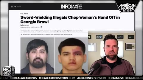 🚨WILD STORY:🚨 Sword-Wielding Illegals CHOP WOMAN'S HAND OFF in Georgia Brawl