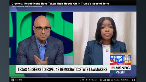 Jasmine Crockett (D) On MSDNC: Blurs ‘People Of Color’ With Illegal Aliens — Then Drops Nazi Bomb