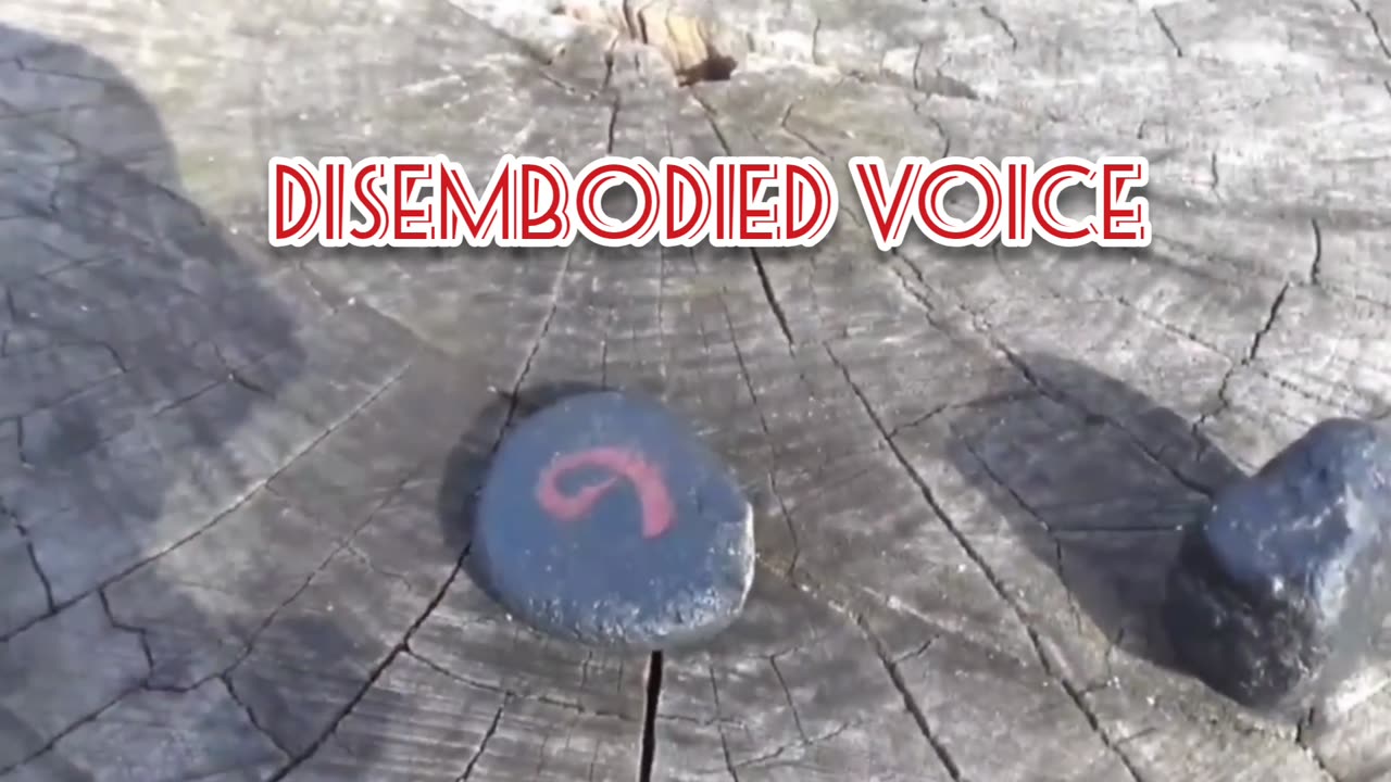 Disembodied Voice comes through