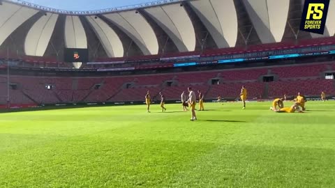 SPRINGBOKS CAPTAIN'S RUNS at Nelson Mandela Bay Stadium ahead of 2nd Italy Test