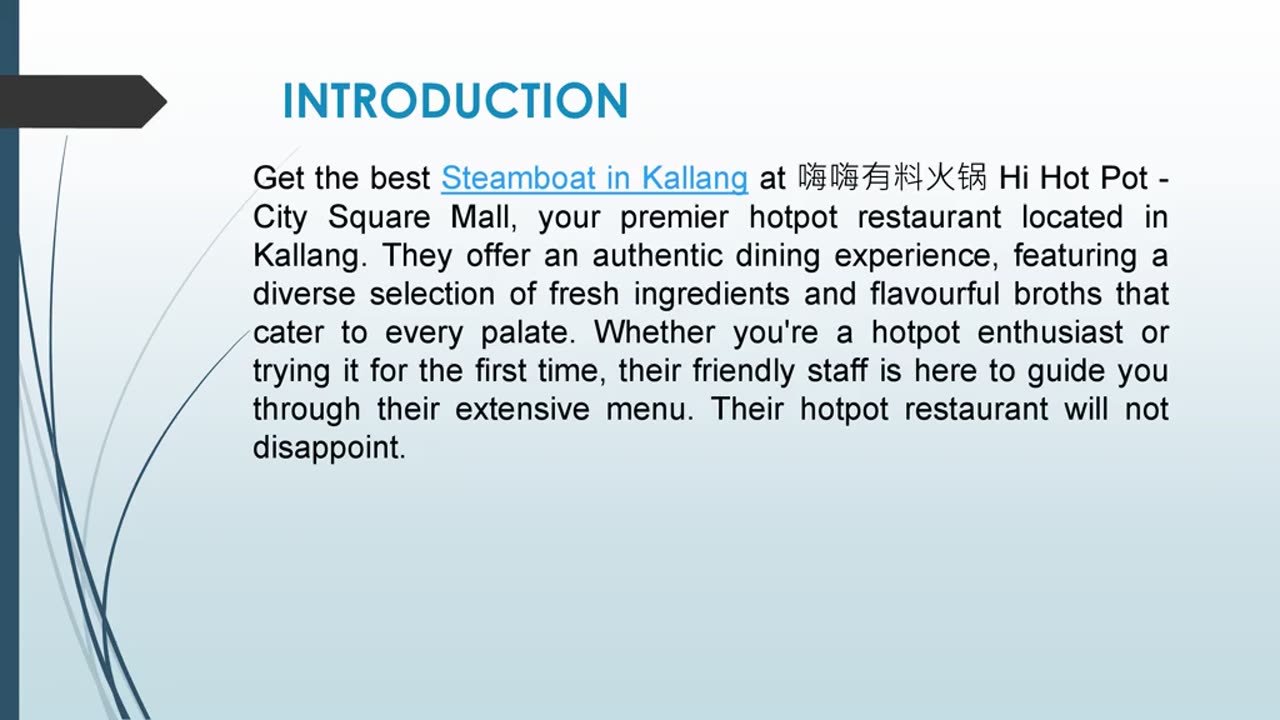 Get the best Steamboat in Kallang
