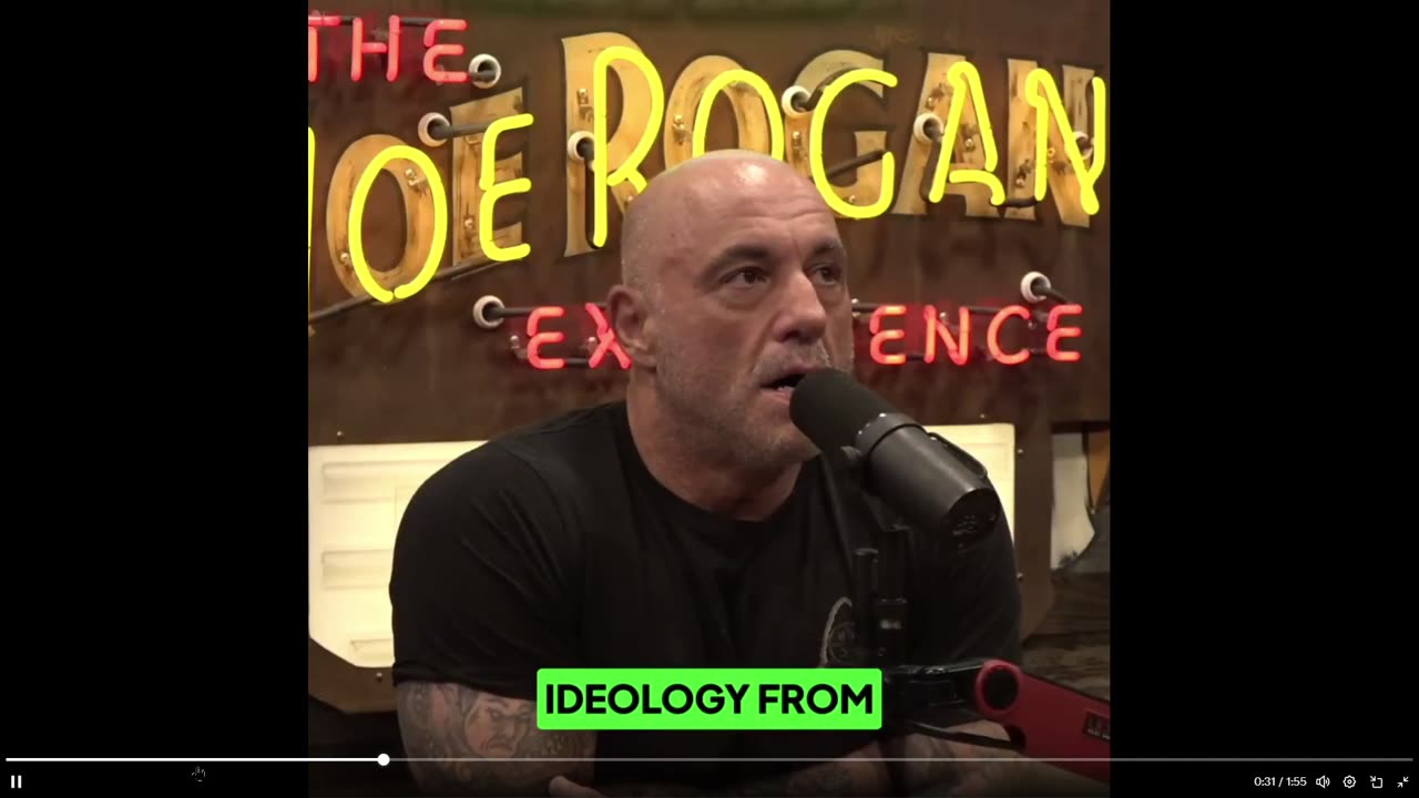 Joe Rogan's real on air reaction to Charlie Kirk killing. Unreal...