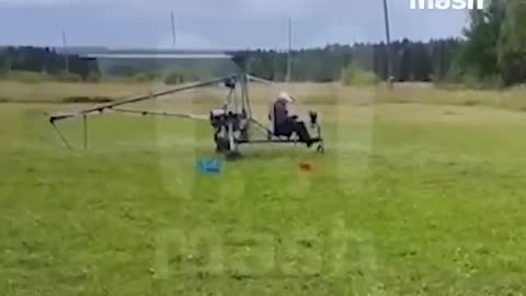 😵‍💫 Kirov region… Russian decided to build a helicopter, but something went wrong.