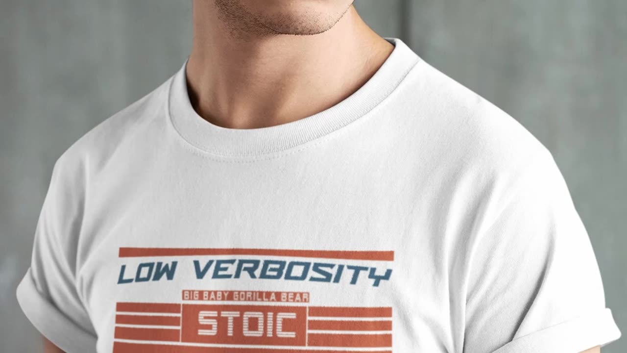 Low Verbosity Graphic Tee - BigBabyGorillaBear.Com