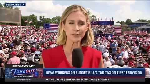lowa voters discuss "no tax on tips" provision and Medicaid cuts in Trump budget bill