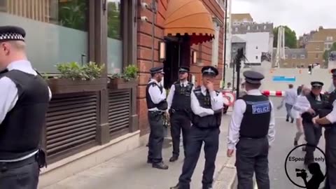 Footage from Montgomery Toms ARREST! England has fallen into Totalitarianism!