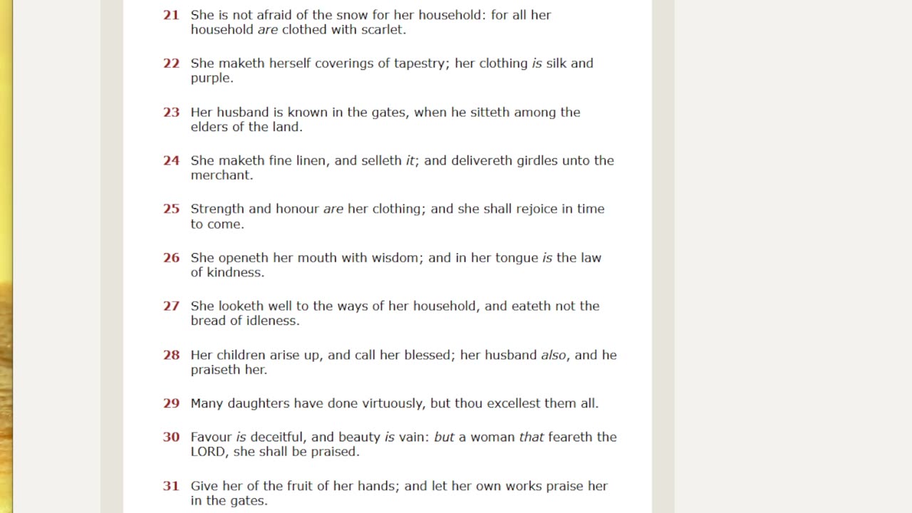 Proverbs 31
