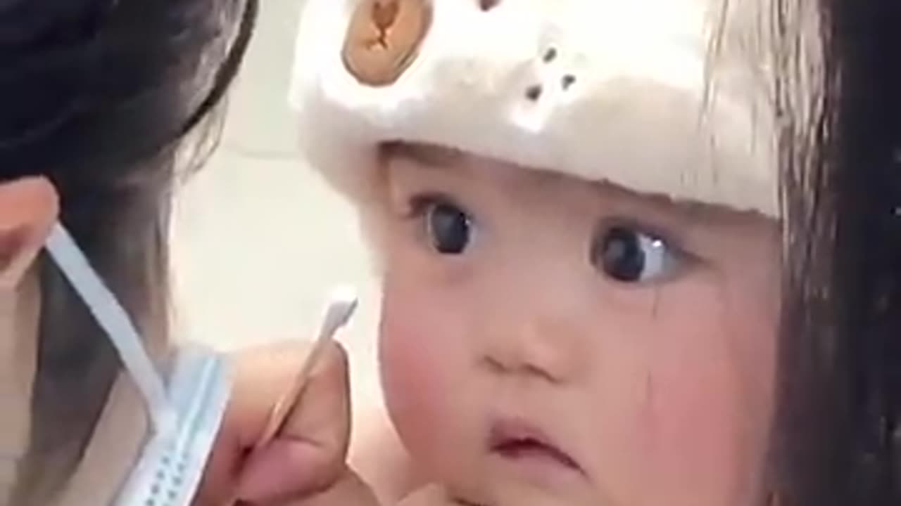 CUT BABY😀INJECTION # FOR THE FRIST TIME🤩
