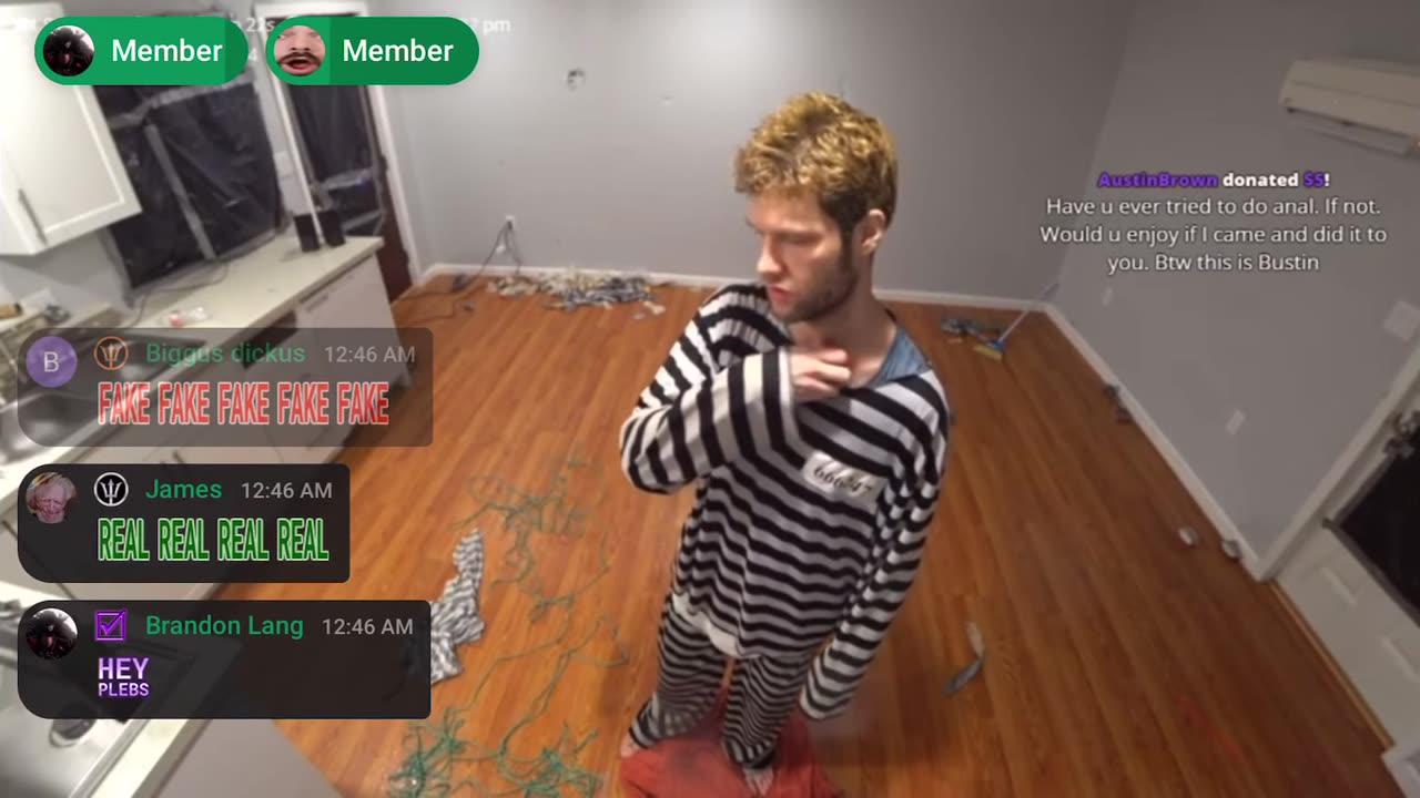 SCUFFED JIM CARREYS INSANE RAMBLING! [Cx Prison Stream highlight]