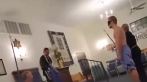Hidden Camera of U.S. Freemasons 'Master Mason' Initiation Ritual