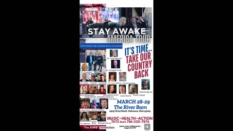 STAY AWAKE AMERICA TOURS - ADVERT