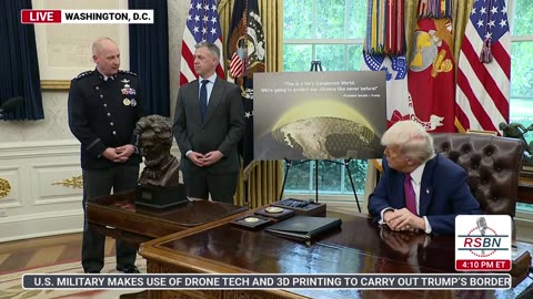 WATCH FULL: President Trump announces “Golden Dome,” state-of-the-art defense shield. - 5/20/25