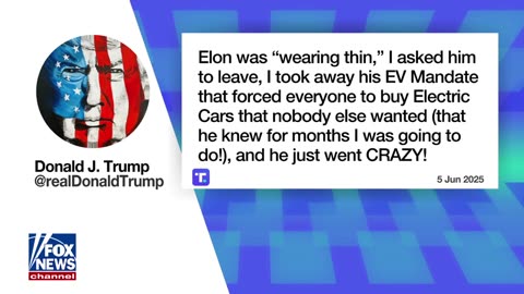 Trump and Elon's war of words