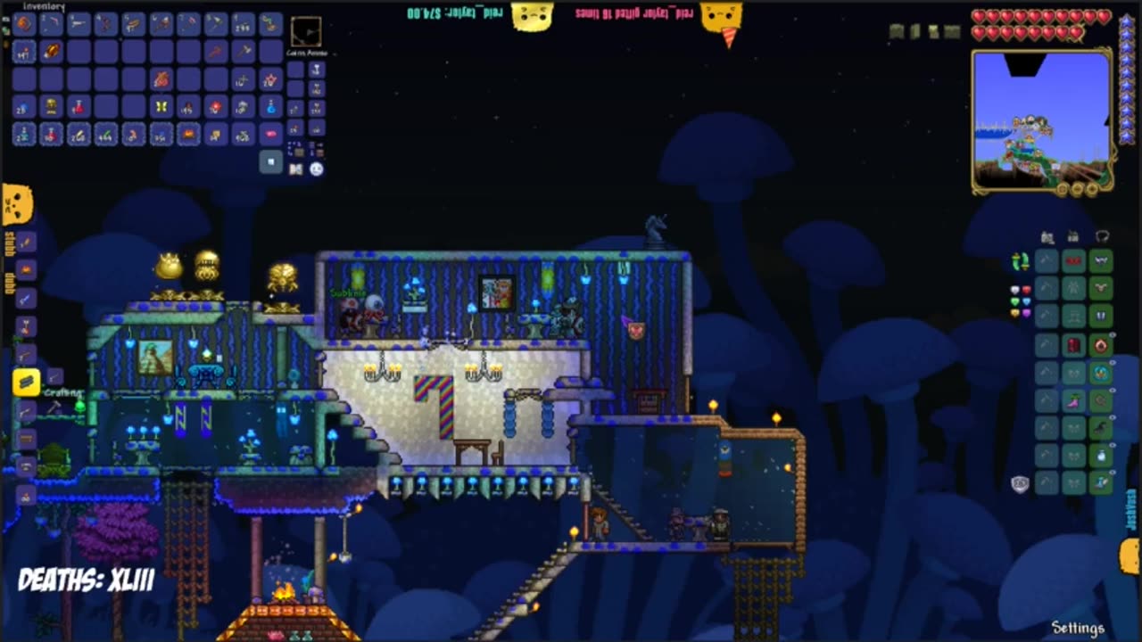 Live 2020-05 Terraria master difficulty day three with Sublime
