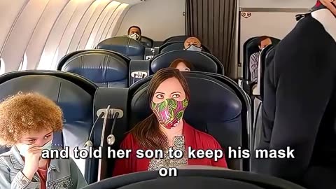 A flight attendant on the verge of an emotional breakdown