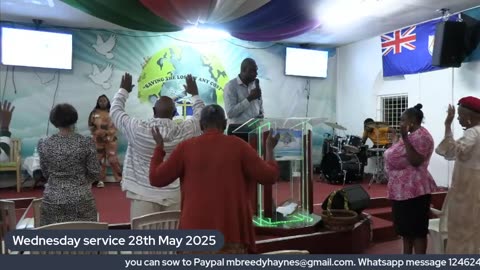 WEDNESDAY SERVICE 28th May 2025