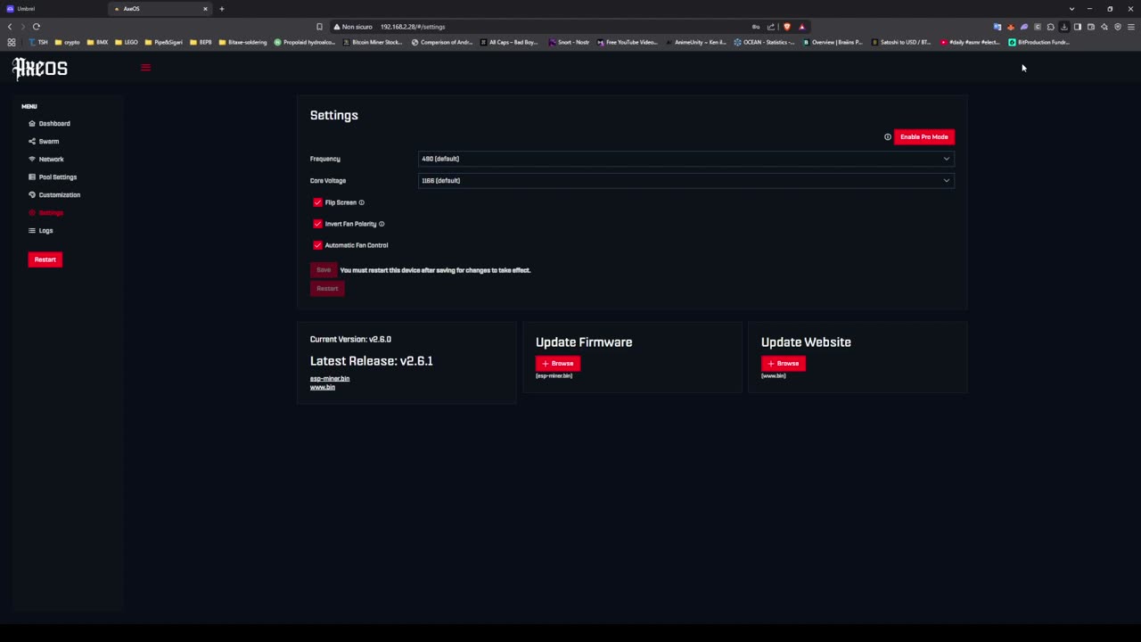 How to update your Bitaxe