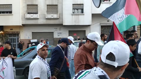 مسيرة الأواني للتنديد بالتجويع الممنهج على سكان غزة طنجة 11 05 2025 هبت ريح الحرية