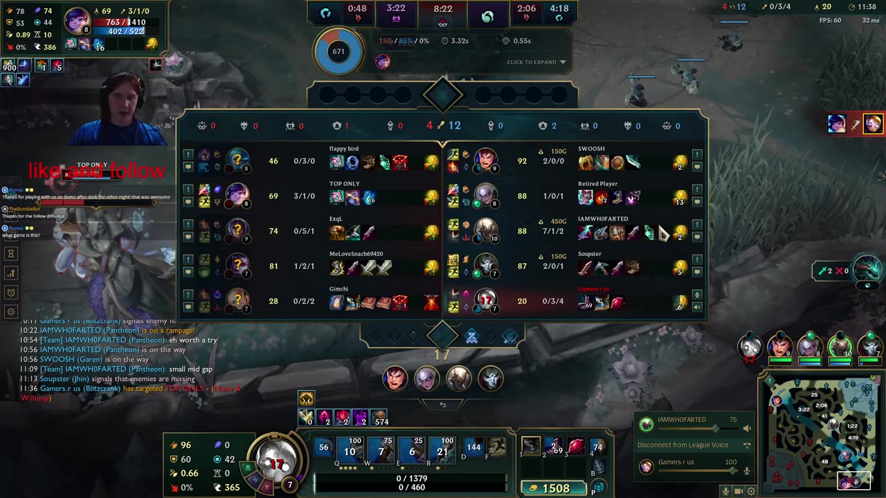 winning ranked on every champion in order A-Z.