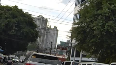 After 5 pm on Edison Street in Makati City, Philippines