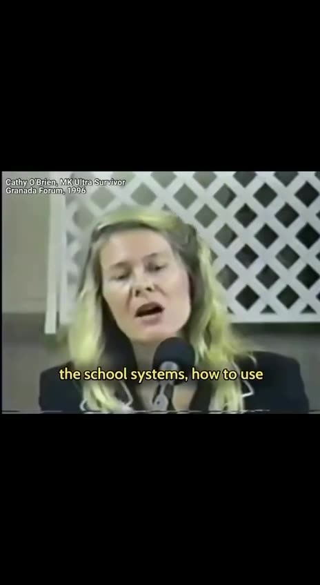 Cathy O’Brien, a survivor of the top-secret government mind control program