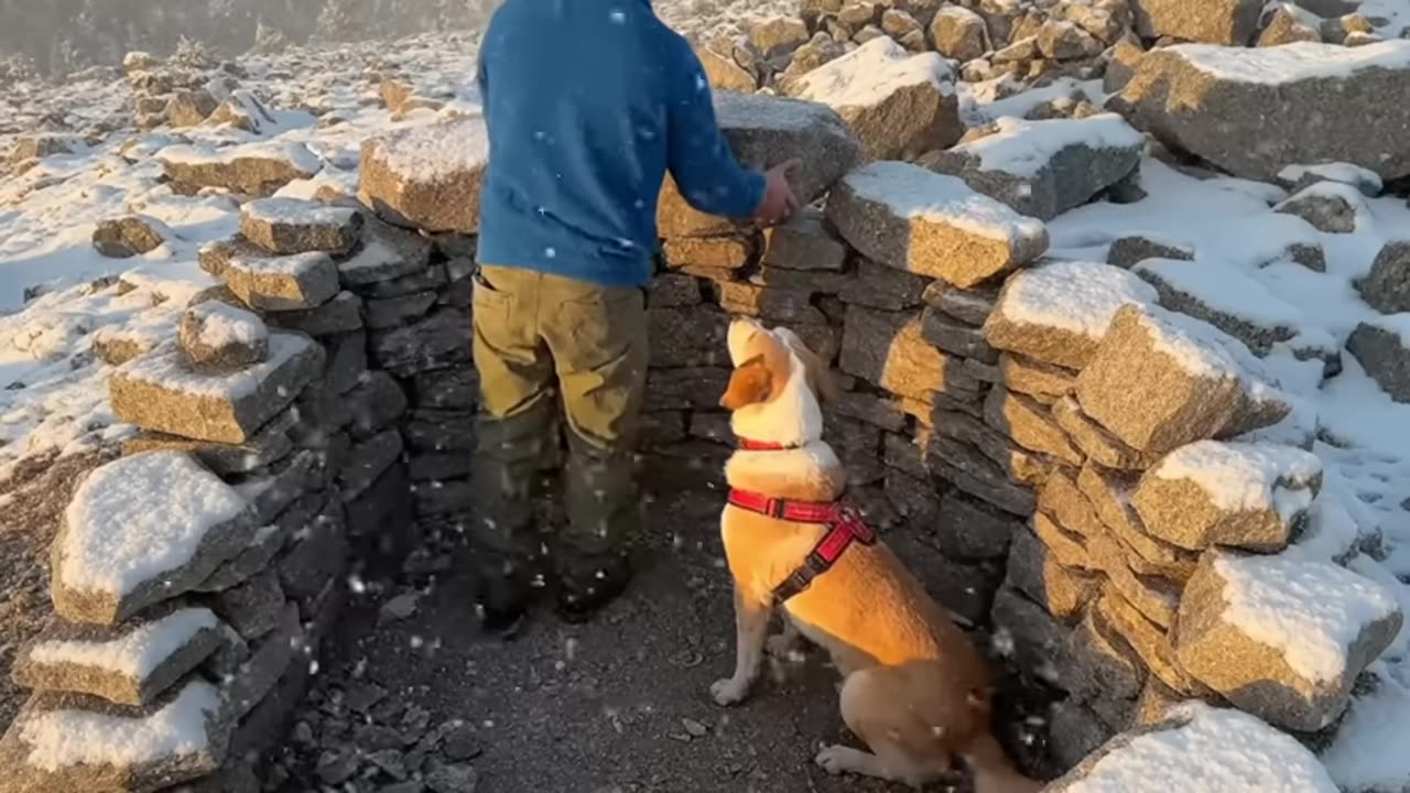 Blizzard Winds Nearly Rip My Hot Tent Apart!