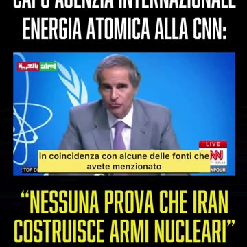 AIEA SMENTISCE ISRAELE, USA, G7 e... L’ITALIA.