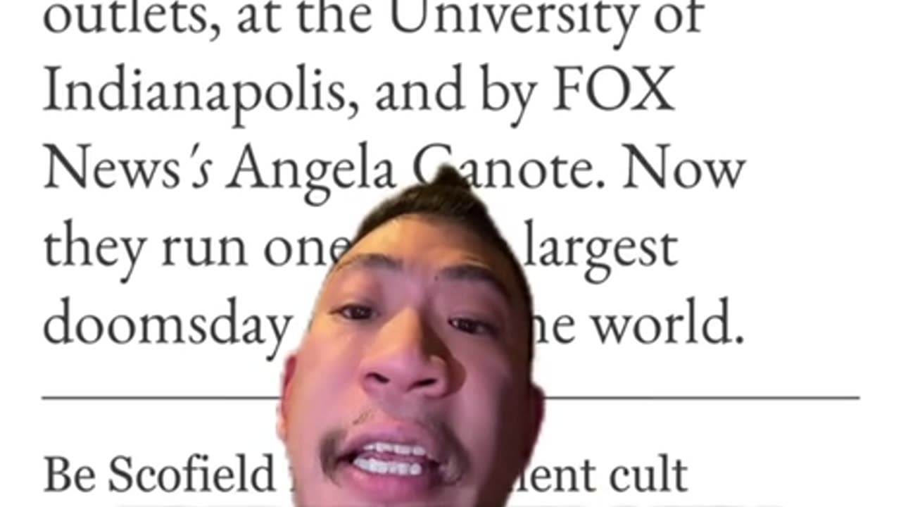 New Cult possibly the Anti Christ