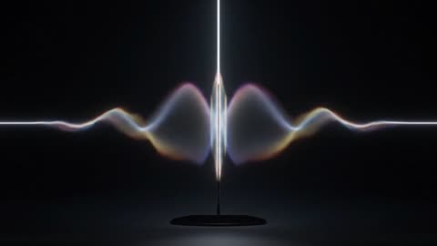 The double slit experiment for the Schrödinger equation, rendered showing wave function phase