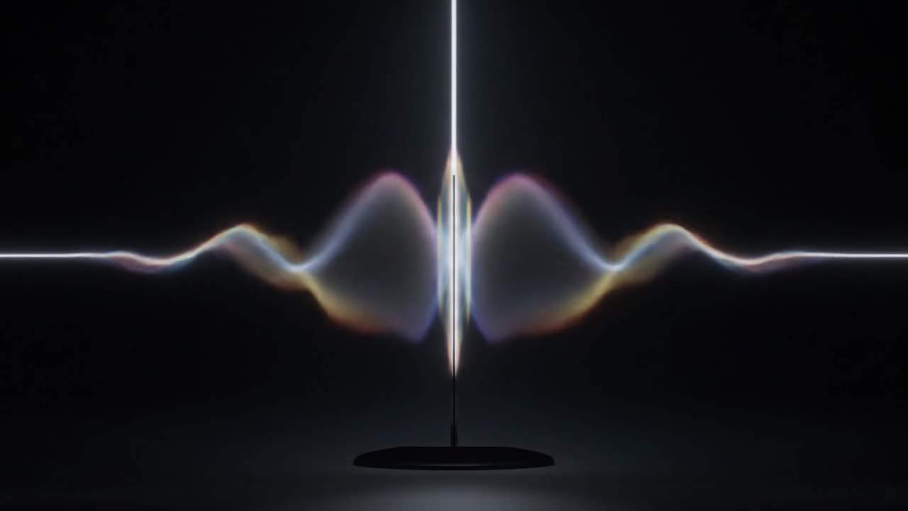 The double slit experiment for the Schrödinger equation, rendered showing wave function phase