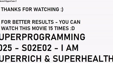 SUPERPROGRAMMING 2025 - S02E02 - I AM SUPERRICH & SUPERHEALTHY