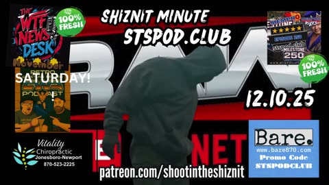 SHIZNIT MINUTE 12.10.25 - BT TALKS Mystery Man!
