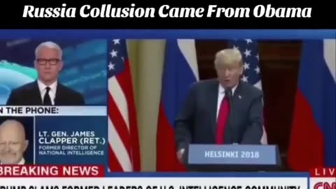 DNI James Clapper Admits Russia Collusion Came From Obama!