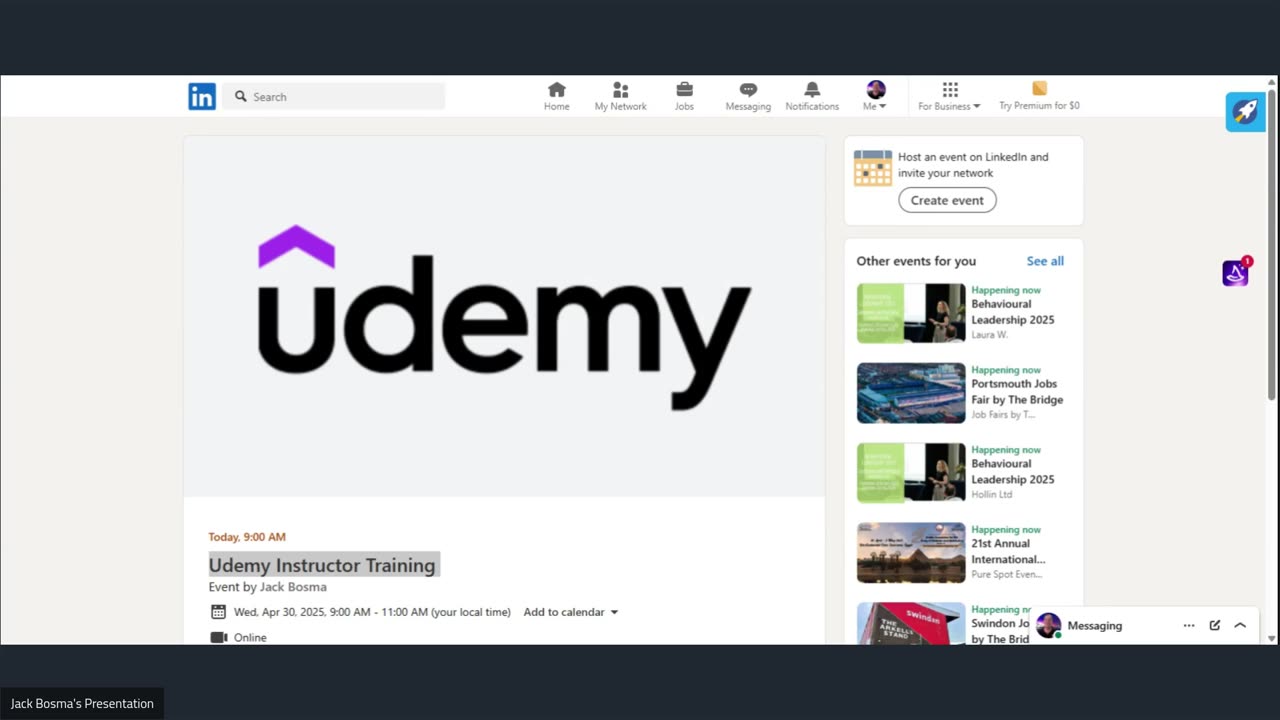 Udemy Instructor Training