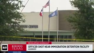 North Texas Police Officer Shot Outside ICE Detention Facility