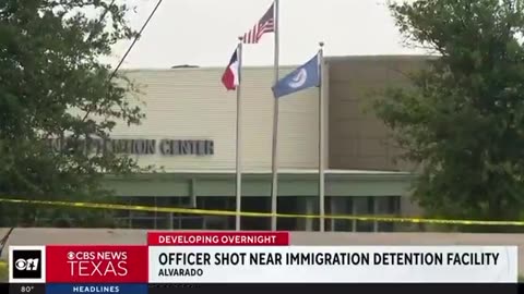 North Texas Police Officer Shot Outside ICE Detention Facility