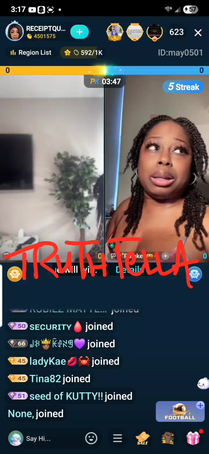 RECEIPTQUEEN TEAM PK WITH BRANDON KEYZZ, PUMKEN & MORE