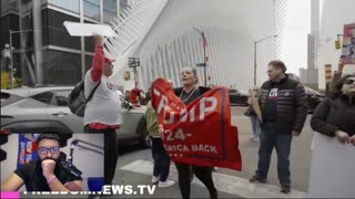 OMG!! New Yorkers KICK Zohran Mamdani out of NYC As they MARCH the Streets Against Communism!!!