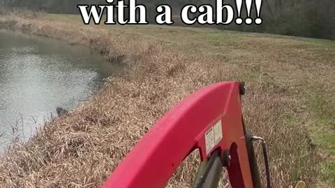 This is why we have a tractor with a cab!!!